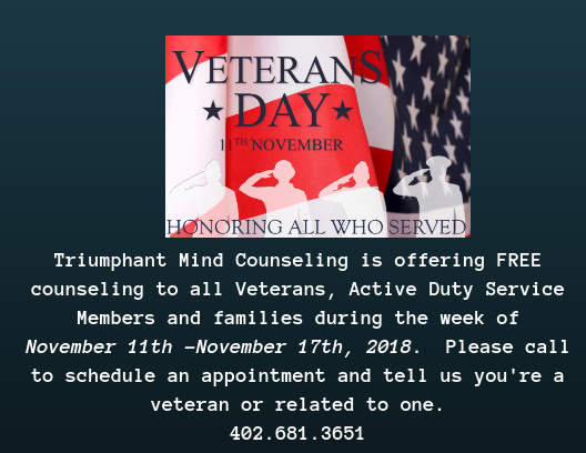 Veteran S Day Events And Promotions Free Counseling For Veterans